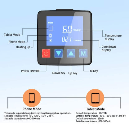 CPB CP300 LCD Screen Heating Pad Safe Repair Tool, US Plug, CPB CP300(US Plug)