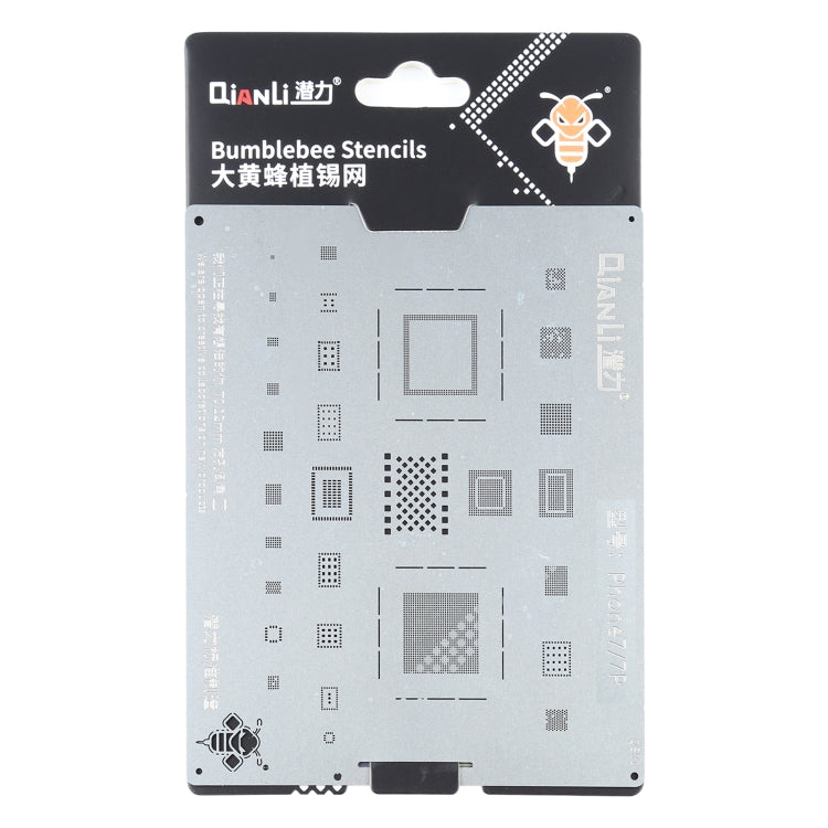 Qianli QS04 Bumblebee Stencils BGA Reballing Planting Tin Plate For iPhone X/8/8 Plus, For iPhone X/8/8 Plus