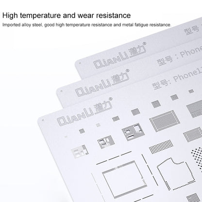Qianli QS04 Bumblebee Stencils BGA Reballing Planting Tin Plate For iPhone X/8/8 Plus, For iPhone X/8/8 Plus
