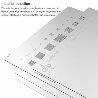 Qianli QS04 Bumblebee Stencils BGA Reballing Planting Tin Plate For iPhone X/8/8 Plus, For iPhone X/8/8 Plus
