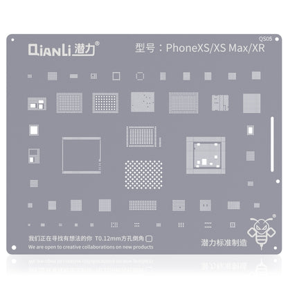 QIANLI QS05 Replacement Bumblebee Stencil For iPhone XR / XS / XS Max, For iPhone XS/XS Max/XR