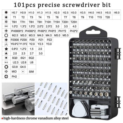 122 in 1 Precision Magnetic Screwdriver Kit, 122 in 1(Red), 122 in 1 (Yellow), 122 in 1(White), 122 in 1(Blue), 122 in 1(Purple)