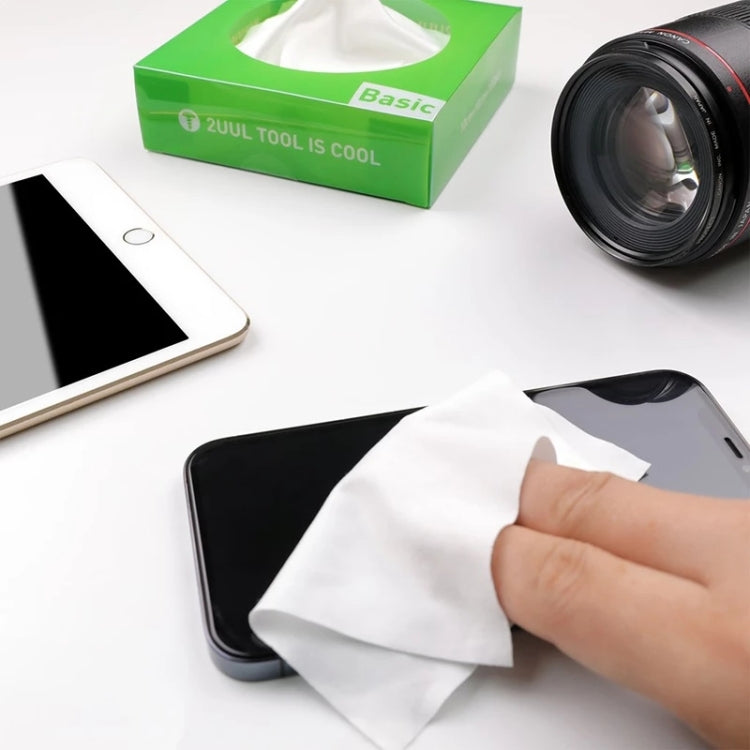 2UUL 15x15cm Microfiber Cleaning Wiper Antistatic Dust-Free Cloth, 2UUL 15x15cm