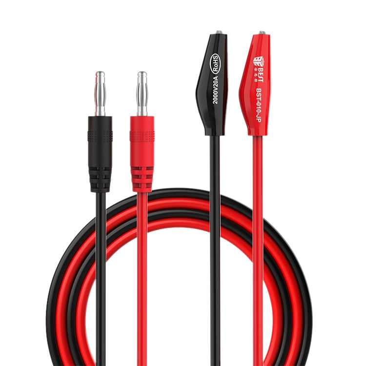 BEST BST-010-JP 2000V 20A Superconducting Alligator Clip Test Lead, BEST BST-010-JP