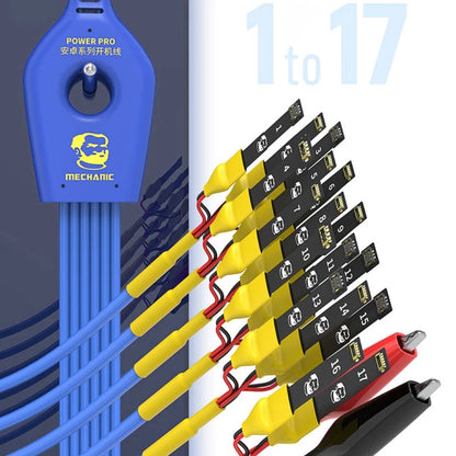 Mechanic Power Pro 17 in 1 Mobile Phone Power Supply Test Cable for Android, Power Pro 17 in 1