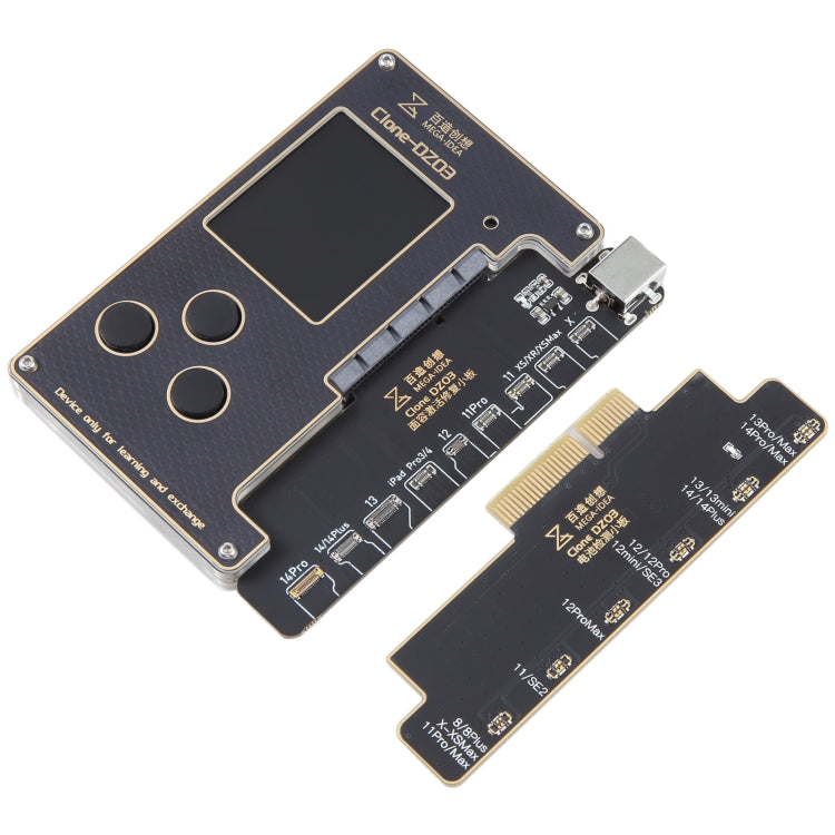MEGA-IDEA Clone DZ03 Battery Activation & Face ID Dot Matrix Programmer for iPhone 8-14 Pro Max, Plug: US, SPT0648A, SPT0648B