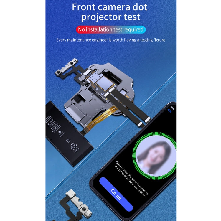 Aixun FC3-11 Mainboard Layered Testing Fixture for iPhone 11/11 Pro/11Pro Max, Aixun FC3-11