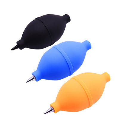 Dust Remover Rubber Air Blower Pump Cleaner for Cell Phone/Cameras/Keyboard/Watch Etc, Dust Blowing Ball Blue, Dust Blowing Ball Black, Dust Blowing Ball Orange