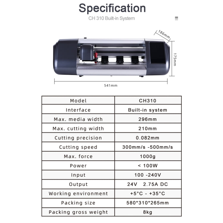 CH310 Unlimited Operations Mobile Phone Screen Protector Cutting Machine, US Plug, CH310 US Plug, CH310 UK Plug, CH310 EU Plug, CH310 AU Plug