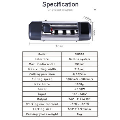 CH310 Unlimited Operations Mobile Phone Screen Protector Cutting Machine, US Plug, CH310 US Plug, CH310 UK Plug, CH310 EU Plug, CH310 AU Plug