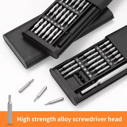 25 in 1 Screwdriver Set Magnetic Repair Tools, Aluminum Alloy Handle, 25 in 1