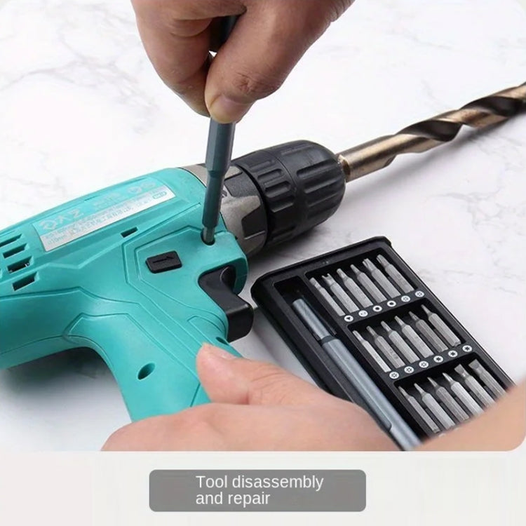 25 in 1 Screwdriver Set Magnetic Repair Tools, Aluminum Alloy Handle, 25 in 1