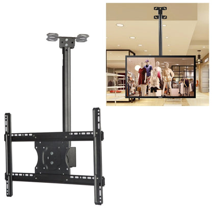 32-65 inch Universal Height & Angle Adjustable Single Screen TV Wall-mounted Ceiling Dual-use Bracket, Retractable Range: 0.5-3m, 32-65 inch