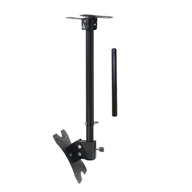14-42 inch Universal Height & Angle Adjustable Single Screen TV Wall-mounted Ceiling Dual-use Bracket, Retractable Range: 0.5-2m, 14-42 inch