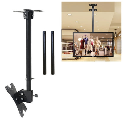 14-42 inch Universal Height & Angle Adjustable Single Screen TV Wall-mounted Ceiling Dual-use Bracket, Retractable Range: 0.5-3m, 14-42 inch