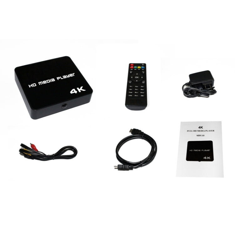 Uhd 4K Player Single-unit Advertising Machine Powered Up Automatically Plays Video PPT Horizontal and Vertical U Disk, US