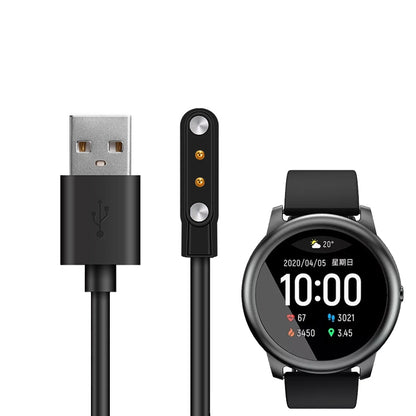 For Xiaomi Haylou Solar Watch Magnetic Charger Length: 1 M