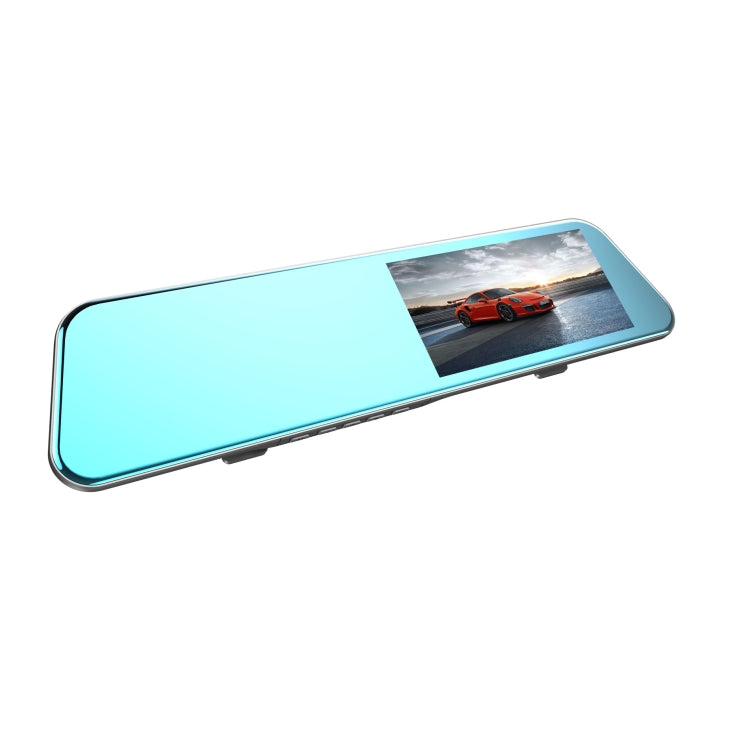 Full HD 1080P Full-Screen Touch 5.18-Inch Rearview Mirror DIGITAL Video Recorder Dual-Lens Ultra-Thin On-Board Dvr Camera, 5.18 inch