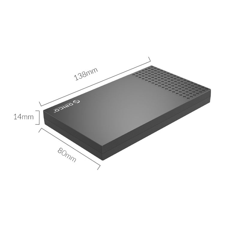 ORICO 2526C3 2.5 inch USB-C / Type-C Portable Hard Drive Enclosure