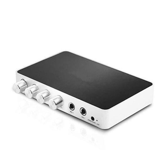 KM200 Portable Digital Stereo Audio Echo System Machine HDMI Karaoke Mixer Amplifier 4K/2K TV PC Home Theater