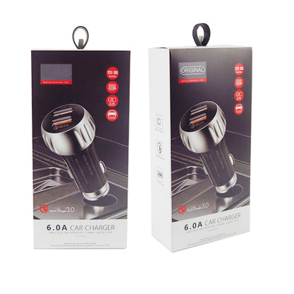 YSY-310QC18W QC3.0 Dual Port USB Car Charger + 3A USB to 8 Pin Data Cable, Cable Length: 1m, YSY-310QC18W with 8 Pin Cable, with 8 Pin Cable