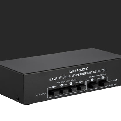 4 Input 2 Output Power Amplifier And Speaker Switcher Speaker Switch Splitter Comparator 300W Per Channel Without Loss Of Sound Quality, 4 In 2 Out