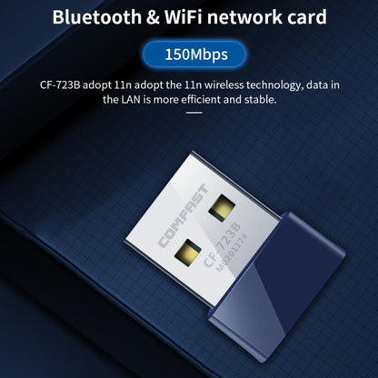 COMFAST CF-723B Mini 2 in 1 USB Bluetooth WiFi Adapter 150Mbps Wireless Network Card Receiver, CF-723B