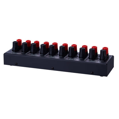 1 In And 4 Out Amplifier Sound Speaker Distributor, 4-Area Sound Source, Signal Distribution Panel, Single Audio Input, 300W Per Channel, B030