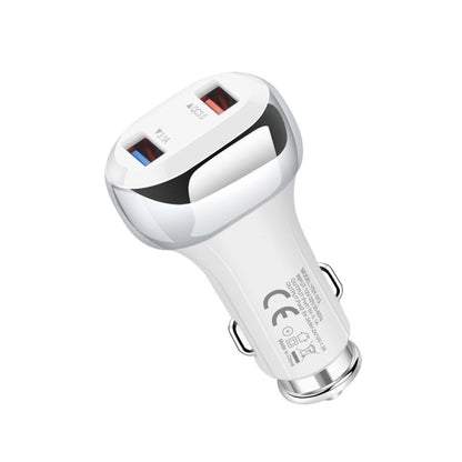 YSY-312 18W Portable QC3.0 Dual USB Mobile Phones and Tablet PCs Universal Car Charger, Car Charger