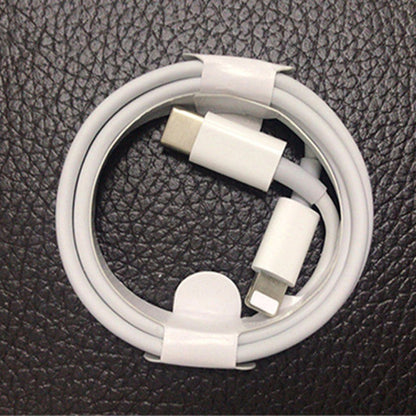 YSY-312PD QC3.0 18W USB + PD 20W USB-C / Type-C Car Charger with Type-C to 8 Pin Data Cable, PD 20W with Type-C to 8 Pin Cable