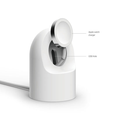 Retro Round Base Silicone Bracket For Apple Watch