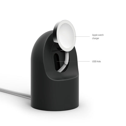 Retro Round Base Silicone Bracket For Apple Watch