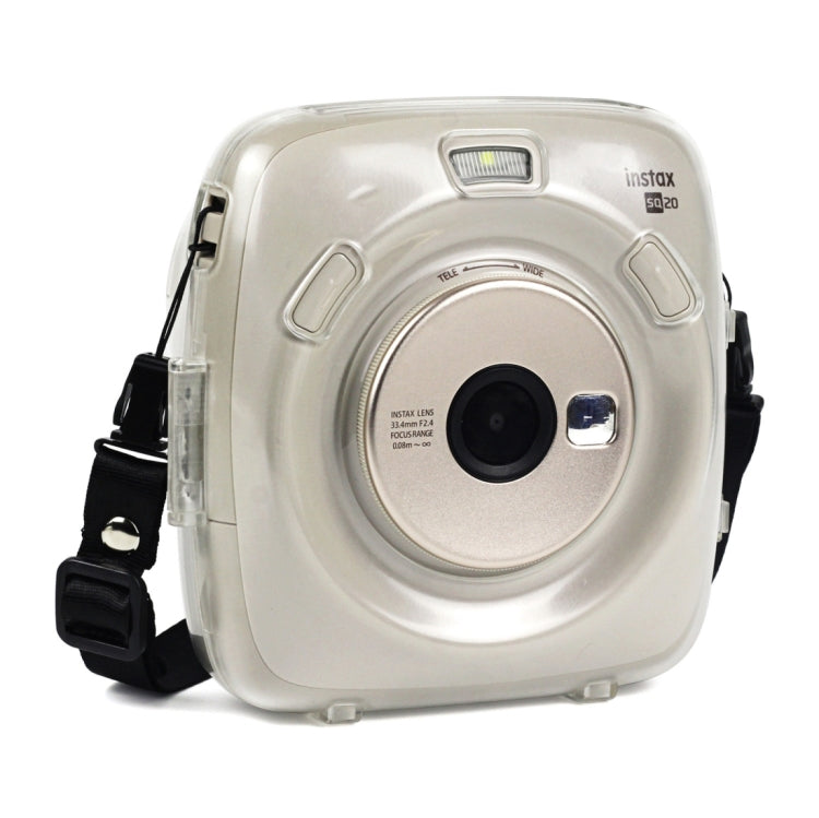 Protective Crystal Shell Case with Strap for Fujifilm Instax Square SQ20, For Fujifilm Instax Square SQ20
