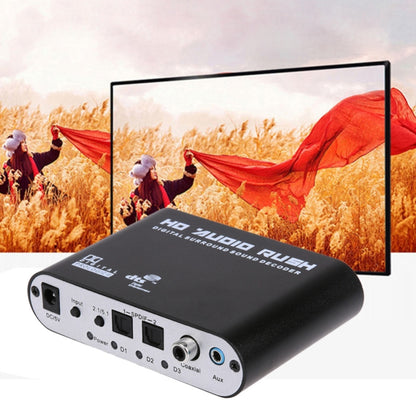 SPDIF Coaxial to RCA DTS AC3 Audio Decoder 5.1CH Optical Digital Amplifier Analog Converter & Amplifier HD Audio