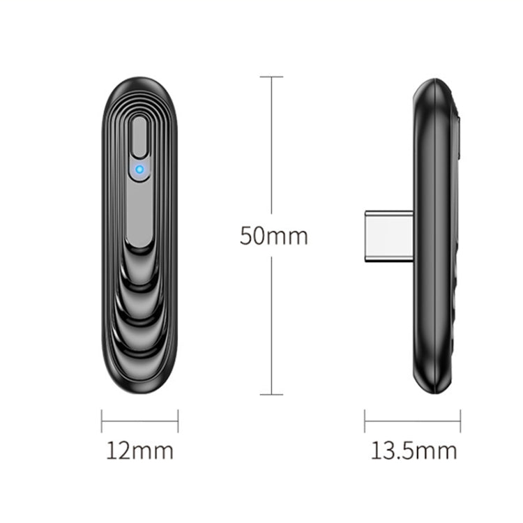 T71 Type-C Bluetooth 5.0 Wireless Transmitter Audio Adapter for Nintendo Switch Lite / PC / Computer and Smartphone, T71