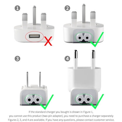 2 PCS XJ01 Power Adapter for iPad 10W 12W Charger & MacBook Series Charger, AU Plug, AU Plug