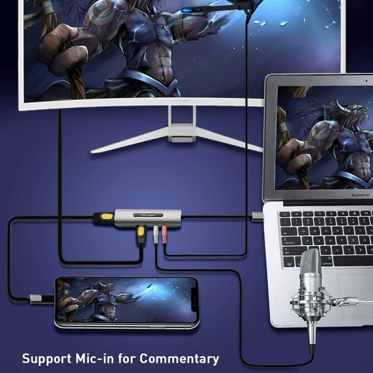 Z39 HDMI / F + Microphone HDMI / F + Audio + USB 4K Capture Card, Support Windows Android Linux and MacOS Etc, Z39