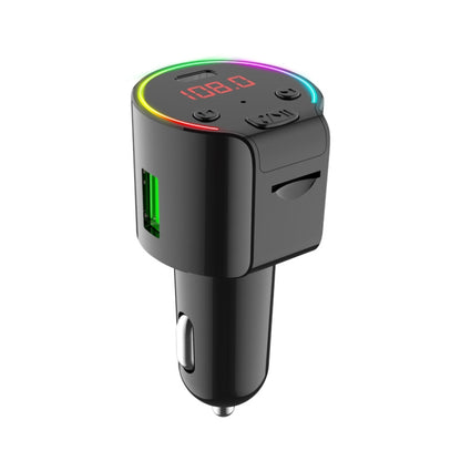 G61 FM Transmitter Music MP3 Player QC3.0 Type-C Quick Charge Support 5.0 Hands-free Car Kit, G61