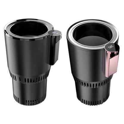 2-in-1 Smart Car Cup Cooler Outdoor Travel Heater Portable Auto Mini Refrigerator 12V Cooling Heating Cup and Drink Holder