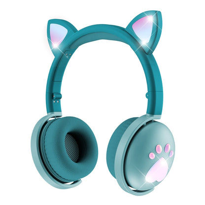 BK9 HiFi 7.1 Surrond Sound Cat Claw Luminous Cat Ear Bluetooth Gaming Headset with Mic