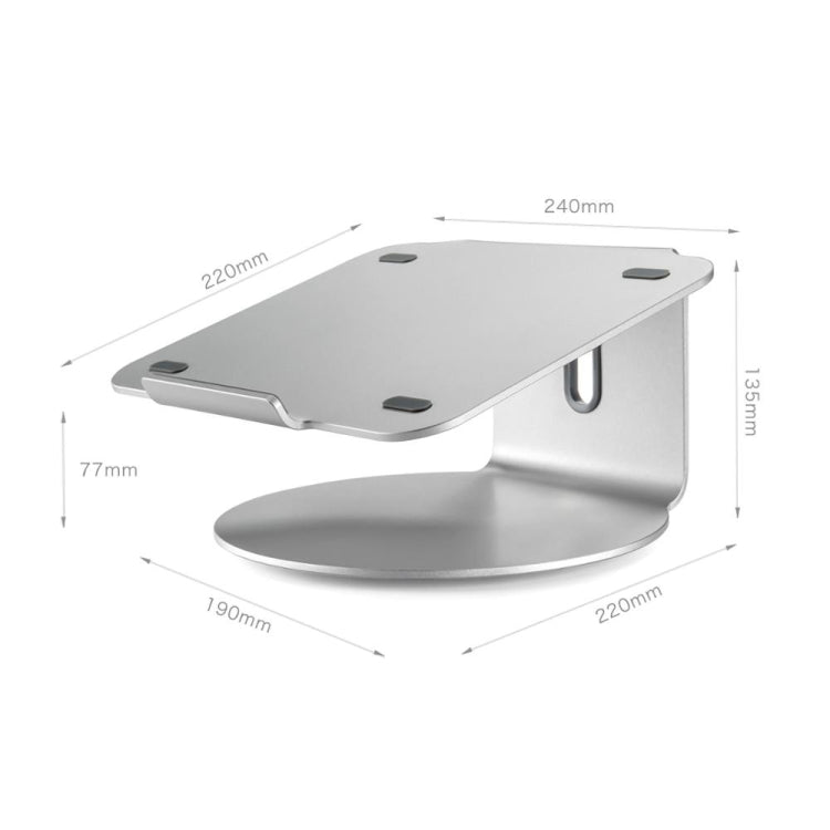 AP-2S Aluminum Alloy Laptop Stand 360 Degrees Rotating Radiator, AP-2S
