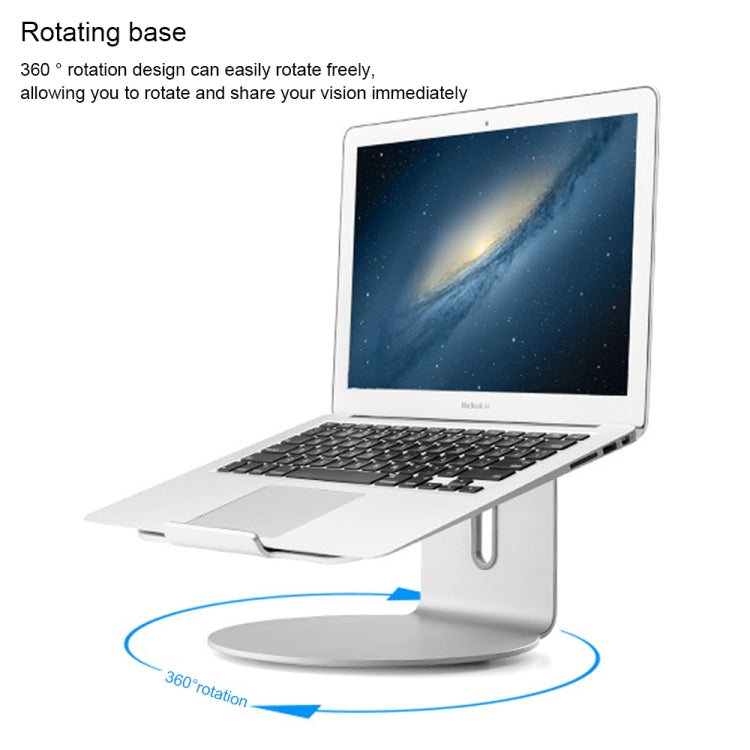 AP-2S Aluminum Alloy Laptop Stand 360 Degrees Rotating Radiator, AP-2S