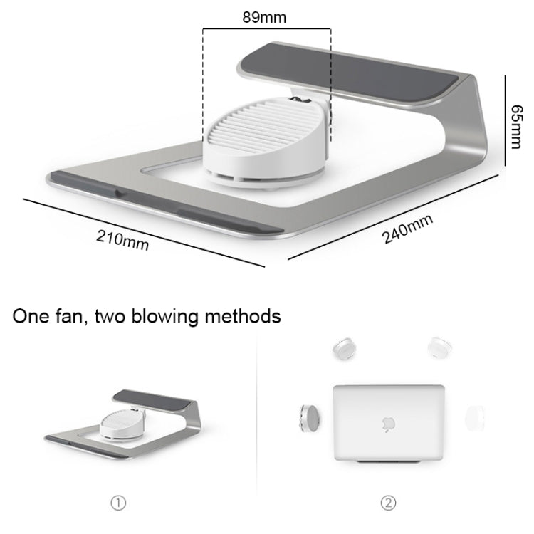 AP-1S Aluminum Alloy Laptop Stand with Radiator, AP-1S