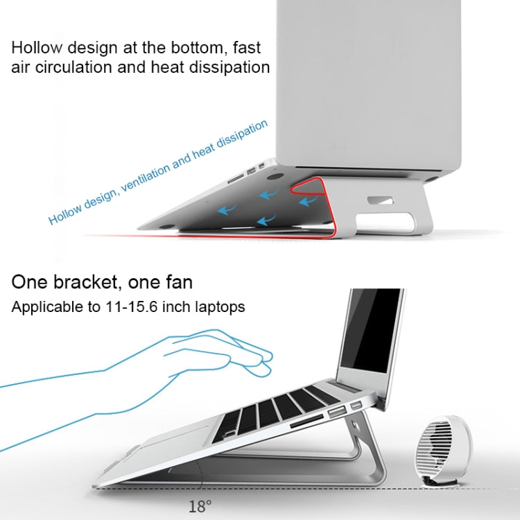 AP-1S Aluminum Alloy Laptop Stand with Radiator, AP-1S