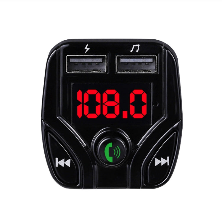 C4 Bluetooth MP3 Hands-free Car Device LCD FM Transmitter Dual USB Charger, C4
