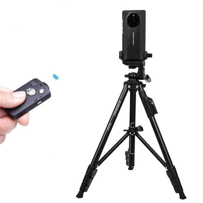 211N Aluminum Tripod Mount with Bluetooth Remote Control & 3-Way Head & Phone Clamp, VCT-211N