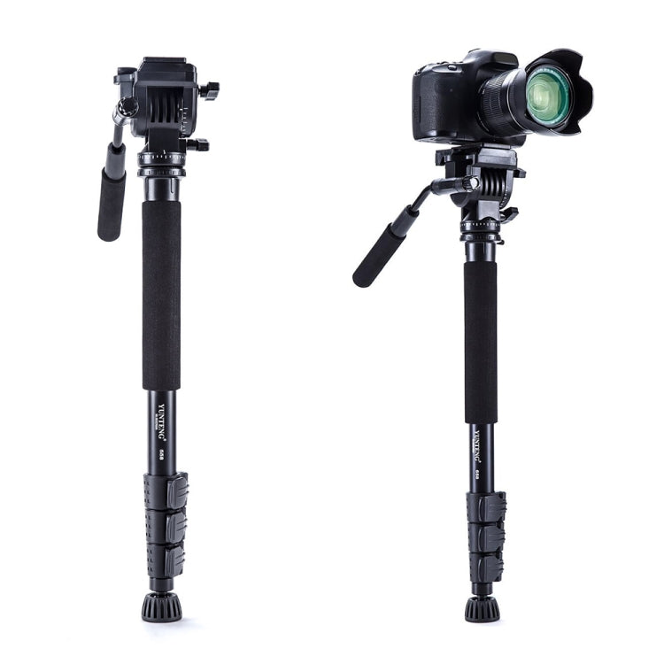 YUNTENG VCT-558 Camera Monopod + Fluid Pan Head + Unipod Holder, VCT-558