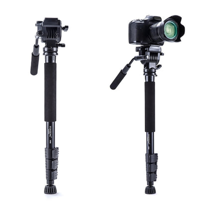YUNTENG VCT-558 Camera Monopod + Fluid Pan Head + Unipod Holder, VCT-558