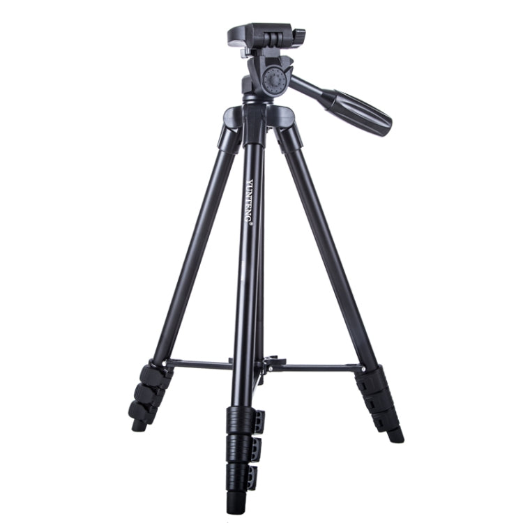 YUNTENG VCT-521 Aluminum Alloy Tripod Mount with Three-Dimensional Tripod Head, VCT-521
