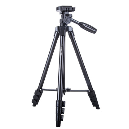 YUNTENG VCT-521 Aluminum Alloy Tripod Mount with Three-Dimensional Tripod Head, VCT-521